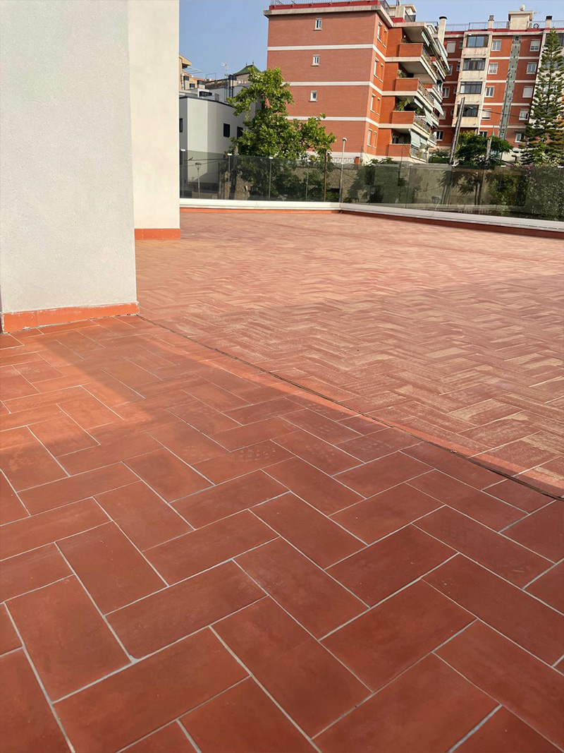 Vista terraza de Ático en venta en Barcelona, calle Federico Rahola - ref00224